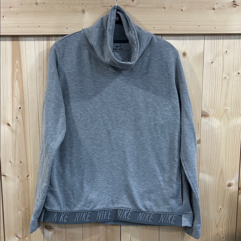 Nike Women’s gray Cowlneck Sweatshirt, XL